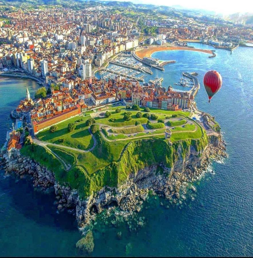 El Encanto De La Fueya Con Parking Gratuito Gijón Exterior foto